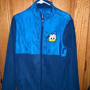 Disney Blue Donald Duck Full-Zip Jacket unisex